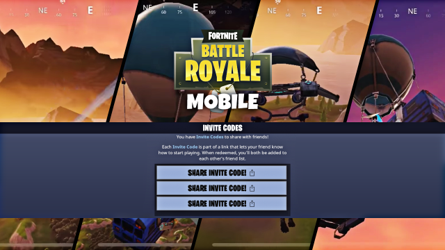 fortnite mobile here s how you can get an invite code - fortnite mobile sign in